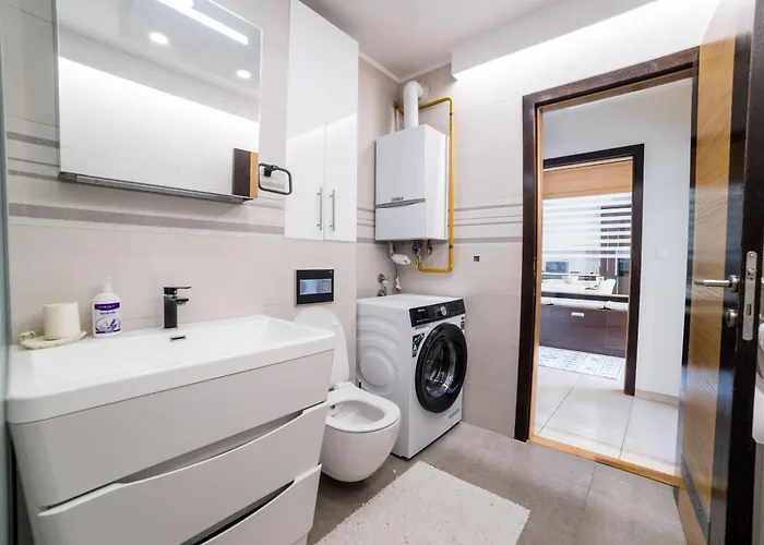 Apartament Skenderija Skyline Luxury- 2br With Garage And Balcony Sarajewo